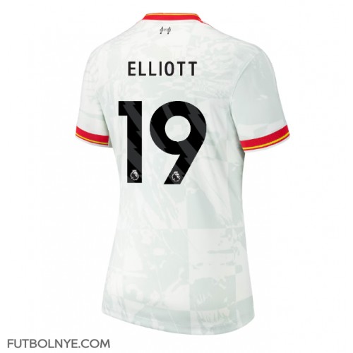 Camiseta Liverpool Harvey Elliott #19 Tercera Equipación para mujer 2024-25 manga corta